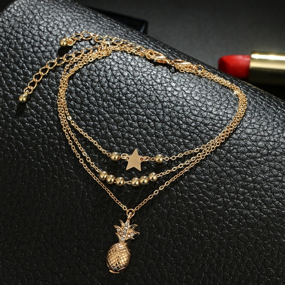 Jewelry - NEW triple layer anklet